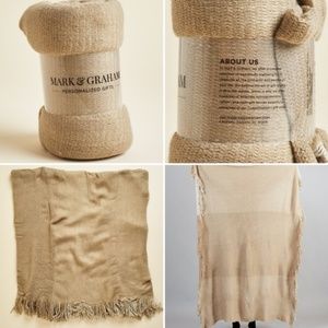 Mark & Graham Colorblock Throw — Brand New!